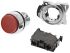 Allen Bradley 800F Red Non-Illuminated Push Button, 22mm Cutout, Momentary Actuation, NC, Round Style