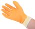 BM Polyco Reflex Yellow Polycotton General Purpose Work Gloves, Size 9, Large, Latex Coating