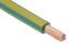 RS PRO Green/Yellow 6 mm² Hook Up Wire, 9 AWG, 80/0.3mm, 25m, PVC Insulation