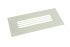 Grey Steel Vent Grille, 100 x 210mm