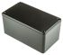 RS PRO Black Die Cast Aluminium Enclosure, Black Lid, 114.4 x 63.7 x 55.1mm