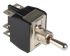 APEM Panel Mount Toggle Switch, On-Off-On, DPDT, 15 A @ 250 V ac, Tab
