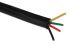 RS PRO 4 Core 28 AWG Telephone Cable, 7/0.127 mm, Black Sheath, 100m