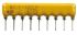 Bourns, 4600X 1kΩ ±2% Bussed Resistor Array, 8 Resistors, 1.13W total, SIP, Through Hole