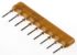 Bourns, 4600X 2.2kΩ ±2% Bussed Resistor Array, 8 Resistors, 1.13W total, SIP, Through Hole