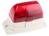 Bezpečnostní alarmové stroboskopické světlo barva skříně Bílá, barva záblesků Červená 12V, 175 x 110 x 75mm ABUS