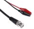 RS PRO Male BNC to Crocodile Clip x 2 Coaxial Cable, RG58/U, 50 Ω, 1.25m
