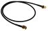 RS PRO Male SMA to Male SMA Coaxial Cable, 500mm, RG174 Coaxial, Terminated
