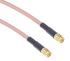 RS PRO Male SMA to Male SMA Coaxial Cable, 1m, RG142U Coaxial, Terminated