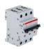 ABB D型MCB, 3极, 6 kA分断, 16A, 440VAC, 12VDC, S200系列 S203-D16