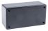 Hammond 1594 Series Black Flame Retardant ABS Enclosure, IP54, Black Lid, 131.5 x 66.3 x 55.1mm