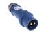 MENNEKES, StarTOP IP44 Blue Cable Mount 3P Industrial Power Plug, Rated At 16A, 230 V