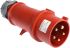 ipari tápcsatlakozó (Vörös) StarTOP sorozat Kábelre szerelhető Férfi, 3P + N + E, 32A, 400 V, IP44