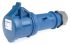 MENNEKES, StarTOP IP44 Blue Cable Mount 3P Industrial Power Socket, Rated At 16A, 230 V