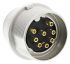 Lumberg, SFV 8 Pole M16 Din Plug, DIN EN 60529, 5A, 60 V ac IP40, Male, Panel Mount
