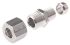 Legris LF3000 Series Straight Threaded Adaptor, NPT 1/4 Male to Push In 10 mm, Threaded-to-Tube Connection Style