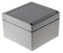 ROLEC Technobox Series Grey ABS Enclosure, IP66, 123 x 121 x 80mm