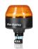 Allen Bradley 855P Serien Signallys, Ravgul linse, Blinkende, Konstant lysende, LED, tavlemontering, 24 V AC/DC
