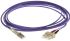 RS PRO LC to SC Duplex Multi Mode OM3 Fibre Optic Cable, 50/125μm, Purple, 5m