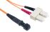 RS PRO MT-RJ to SC Duplex Multi Mode OM1 Fibre Optic Cable, 62.5/125μm, Orange, 2m