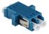 RS PRO LC to LC Single Mode Duplex Fibre Optic Adapter, 0.1dB Insertion Loss