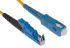 RS PRO E-2000 to SC Simplex Single Mode OS1 Fibre Optic Cable, 9/125μm, Yellow, 1m