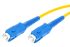 RS PRO SC to SC Simplex Single Mode OS1 Fibre Optic Cable, 9/125μm, Yellow, 3m