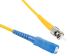 RS PRO SC to ST Simplex Single Mode OS1 Fibre Optic Cable, 9/125μm, Yellow, 5m