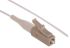 RS PRO LC to Unterminated Simplex Multi Mode OM1 Fibre Optic Cable, 62.5/125μm, White, 1m