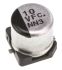 Condensador electrolítico Panasonic serie FC SMD, 10μF, ±20%, 35V dc, mont. SMD, 5 (Dia.) x 5.4mm