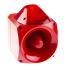 Klaxon Nexus Series Red Sounder Beacon, 110 V ac, 230 V ac, Surface Mount, 110dB at 1 Metre