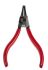 RS PRO Circlip Pliers, 125 mm Overall, Bent Tip