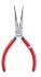 RS PRO Long Nose Pliers, 140 mm Overall, Straight Tip