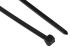 HellermannTyton Cable Tie, 245mm x 4.6 mm, Black Polyamide 6.6 (PA66), Pk-100