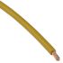 RS PRO Yellow 2.5 mm² Hook Up Wire, 13 AWG, 50/0.25 mm, 100m, PVC Insulation