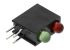 Dialight LED Anzeige PCB-Montage Grün, Rot 2 x LEDs THT Rechtwinklig 4-Pins 60° 2,2 V