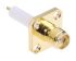 RS PRO, jack Flange Mount SMA Connector, 50Ω, Solder Termination, Straight Body
