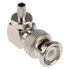 RS PRO, Plug Cable Mount BNC Connector, 50Ω, Crimp Termination, Right Angle Body