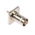 RS PRO, jack Flange Mount BNC Connector, 50Ω, Solder Termination, Straight Body