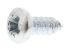 RS PRO Bright Zinc Plated Steel Pan Head Self Tapping Screw, N°6 x 3/8in Long 9.5mm Long