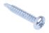 RS PRO Bright Zinc Plated Steel Self Drilling Screw No. 8 x 1in Long x 25mm Long