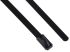 RS PRO Cable Tie, Roller Ball, 200mm x 4.6 mm, Black Polyester Coated Stainless Steel, Pk-100