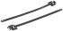 RS PRO Cable Tie, Releasable, 230mm x 10 mm, Metallic 316 Stainless Steel, Pk-100
