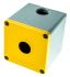 Schneider Electric Yellow Metal Harmony XAP Control Station Enclosure - 1 Hole 22mm Diameter