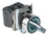 Schneider Electric 2 Position 90° Rotary Switch, 600V ac/dc, 1.2A, Standard Handle Green Actuator