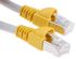 Telegartner Cat6a Ethernet Cable, RJ45 to RJ45, S/FTP Shield, Grey LSZH Sheath, 1m