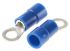 RS PRO Insulated Ring Terminal, M3.5 Stud Size, 1.5mm² to 2.5mm² Wire Size, Blue