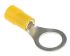 RS PRO Insulated Ring Terminal, M10 Stud Size, 4mm² to 6mm² Wire Size, Yellow