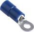 RS PRO Insulated Ring Terminal, M3 Stud Size, 1.5mm² to 2.5mm² Wire Size, Blue