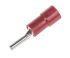 RS PRO Insulated, Tin Crimp Pin Connector, 0.5mm² to 1.5mm², 22AWG to 16AWG, 1.9mm Pin Diameter, 9mm Pin Length, Red